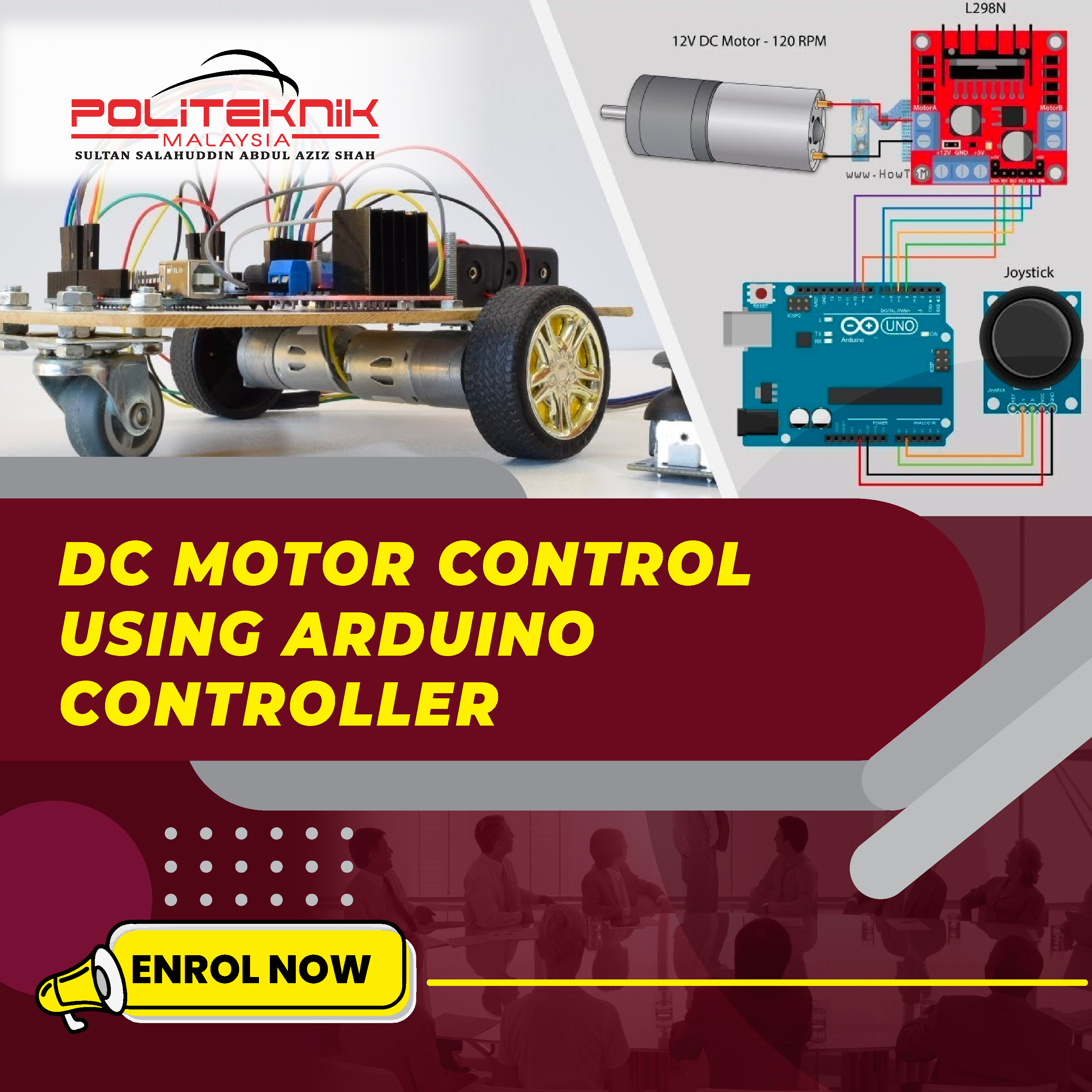 DC Motor Control using Arduino Controller