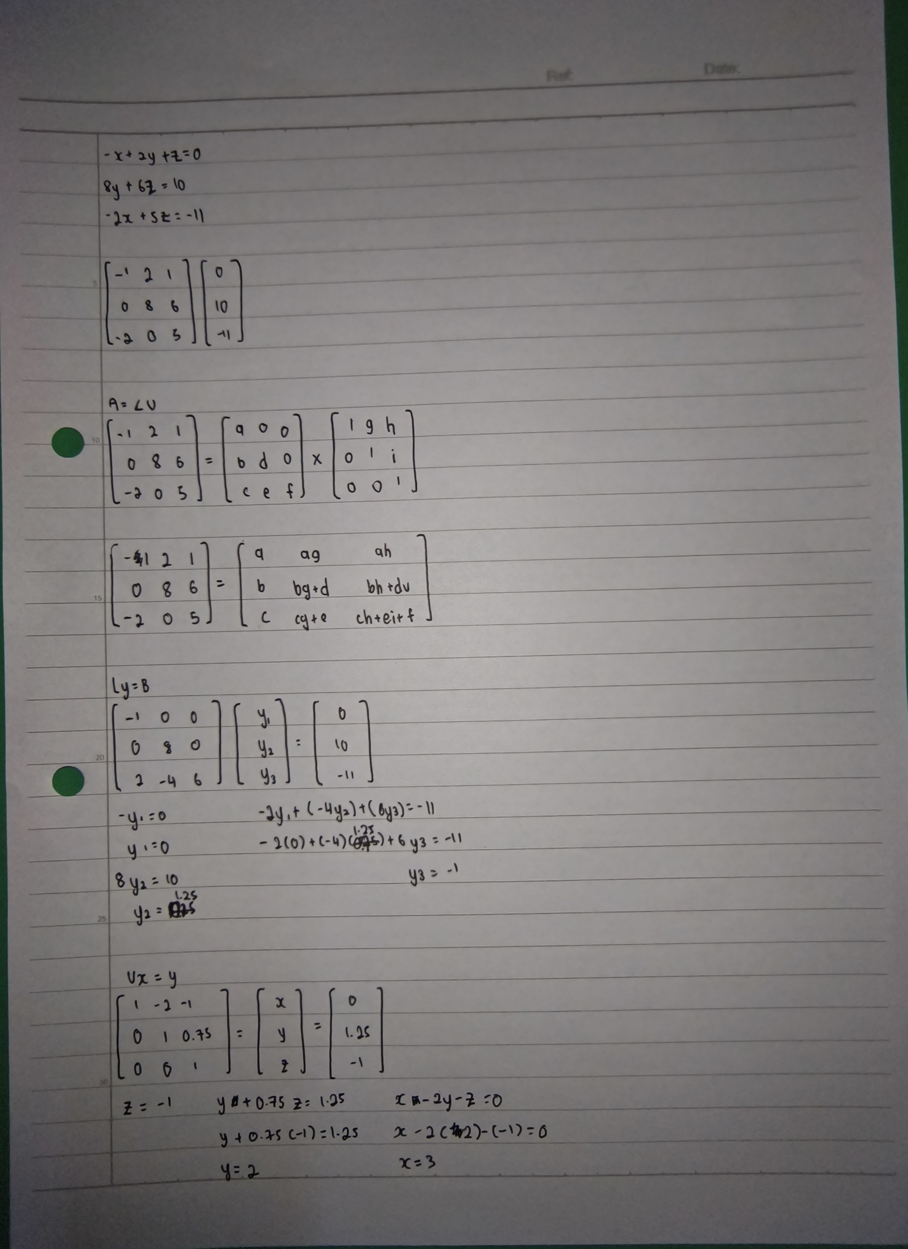 MATHEMATICS NUMERICAL METHOD