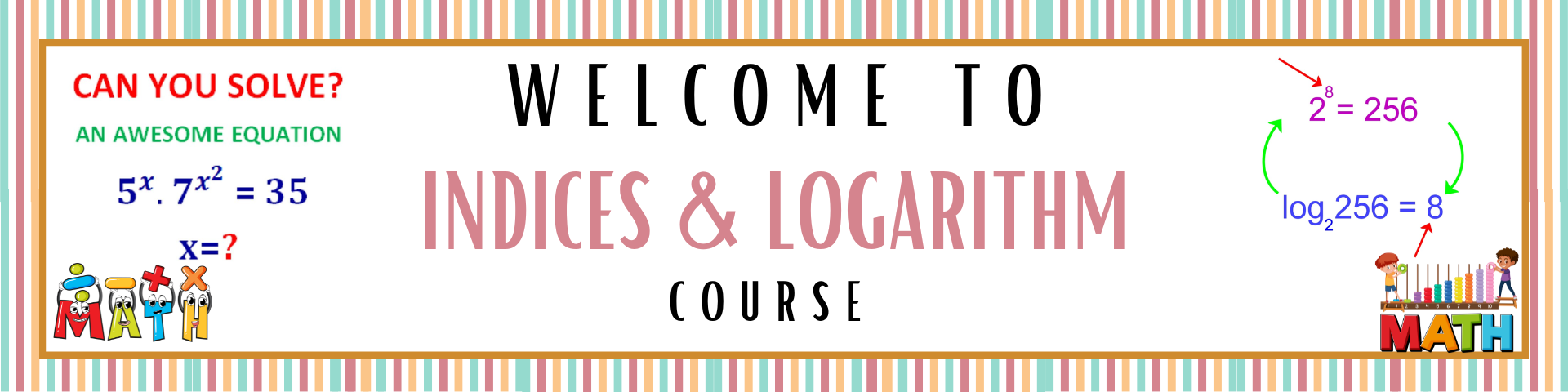 INDICES AND LOGARITHM