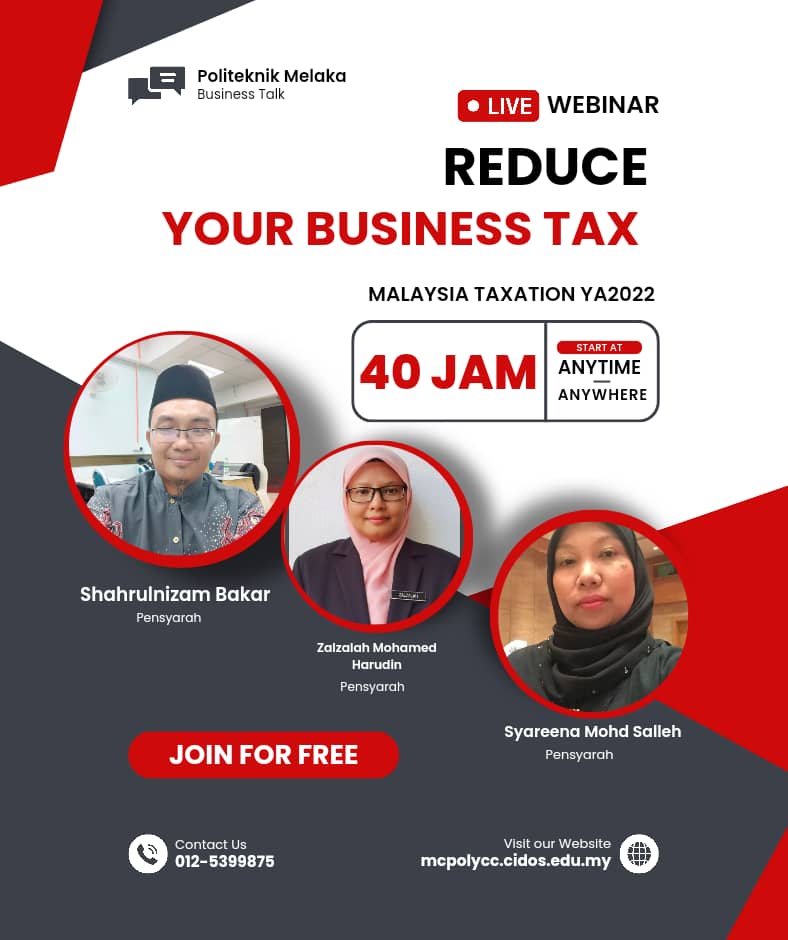 REDUCE your business TAX for community