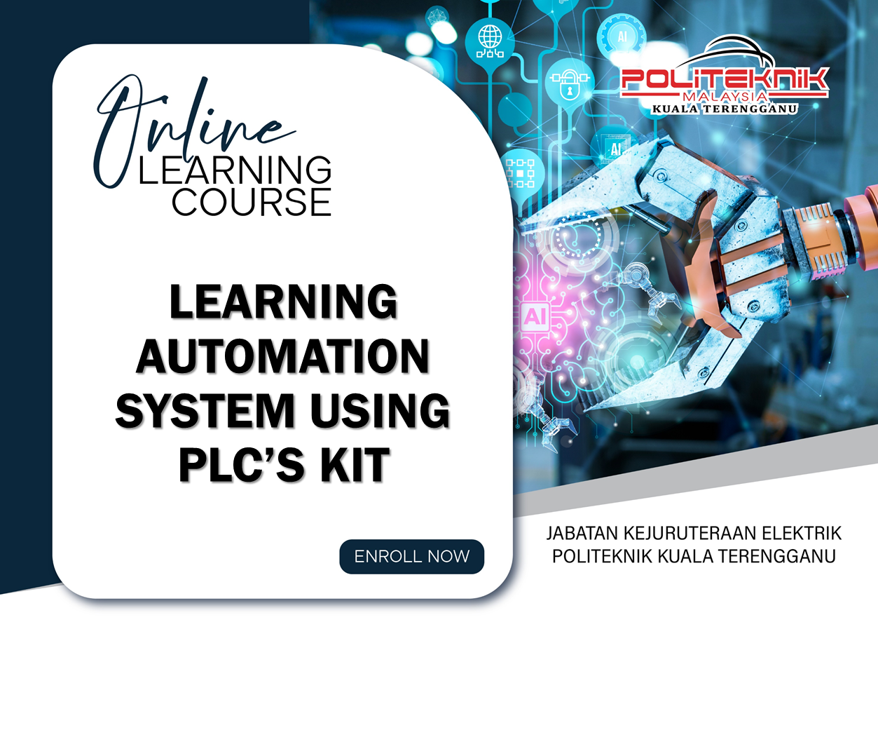LEARNING AUTOMATION SYSTEM USING PLC'S KIT
