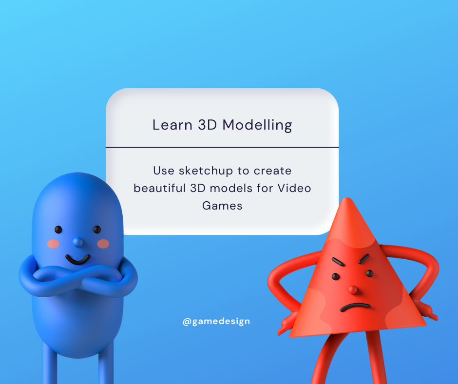 Develop 3D Models for Game 