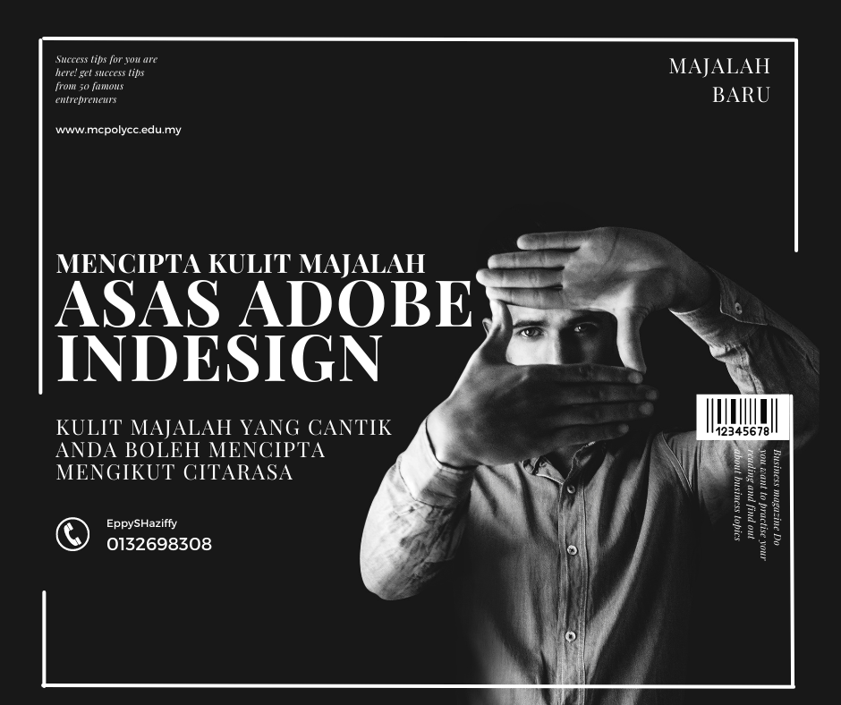 Asas Adobe  InDesign - Mencipta Kulit Majalah 