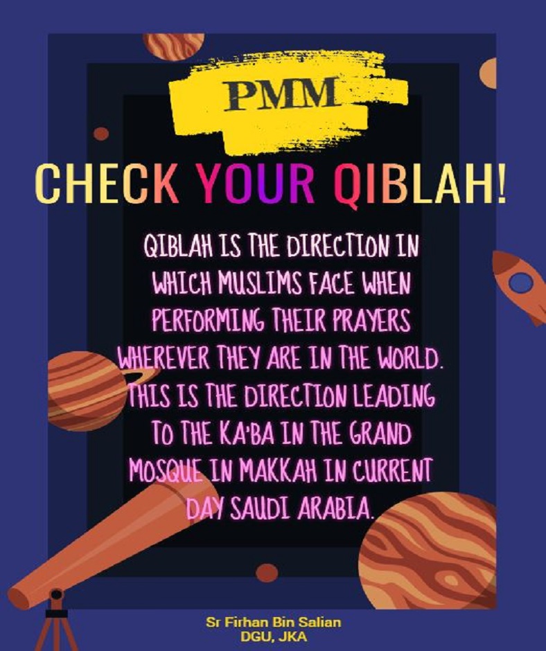 Let's Ruqyah for Hilal and check your Qibla's direction!